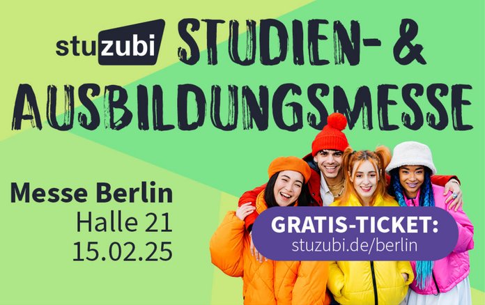 Werbeteaser von der Studien- und Ausbildungsmesse Stuzubi