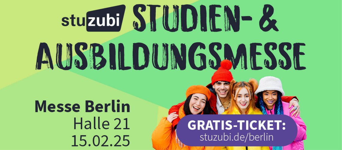 Werbeflyer von der Studien- und Ausbildungsmesse Stuzubi